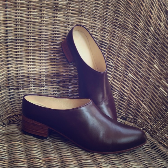Nisolo Shoes - Nisolo Sofia slip on mule in brandy
